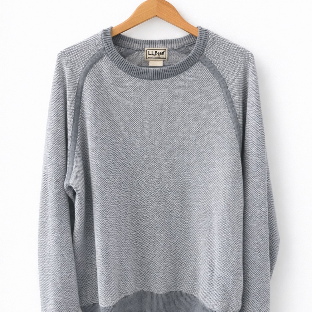 L.L. Bean Gray Crewneck Sweater